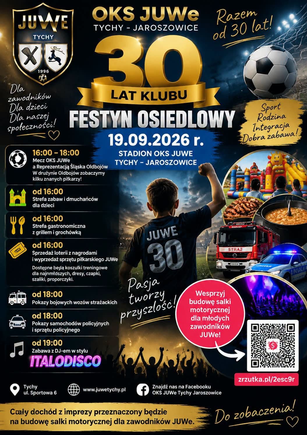 30 lat JUWE Tychy! Zapraszamy na Festyn Osiedlowy